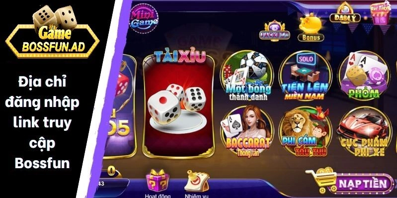 Danh mục sản phẩm và dịch vụ Bossfun